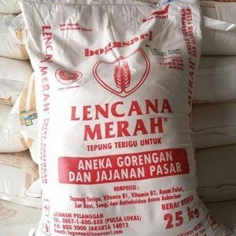 

(Good) TEPUNG TERIGU LENCANA MERAH CURAH 1KG - TEPUNG TERIGU GORENGAN