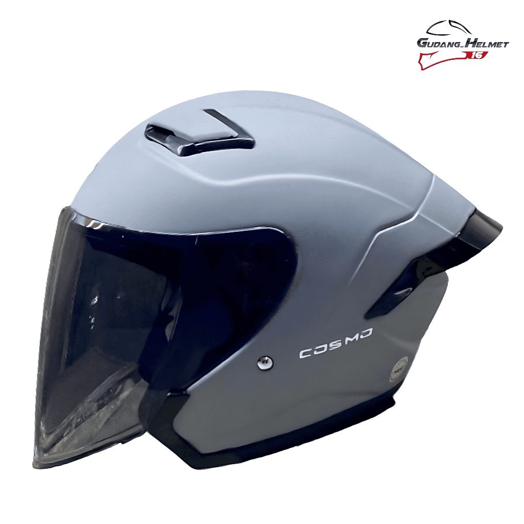 Awet Helm Half Face Hkm Cosmo Original Paket Ganteng Dewasa Original Sni Free Spoiler (Cod)