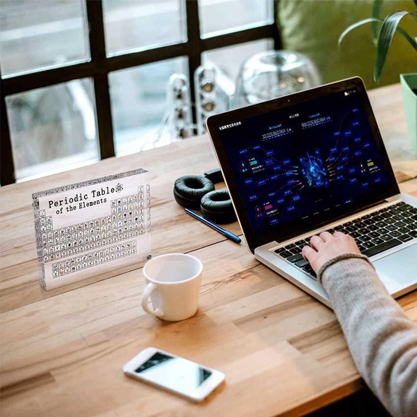 

Untuk Unsur Kimia Mengajar 83butir Periodic Table Ornamen Meja Periodik Kristal Akrilik Transparan