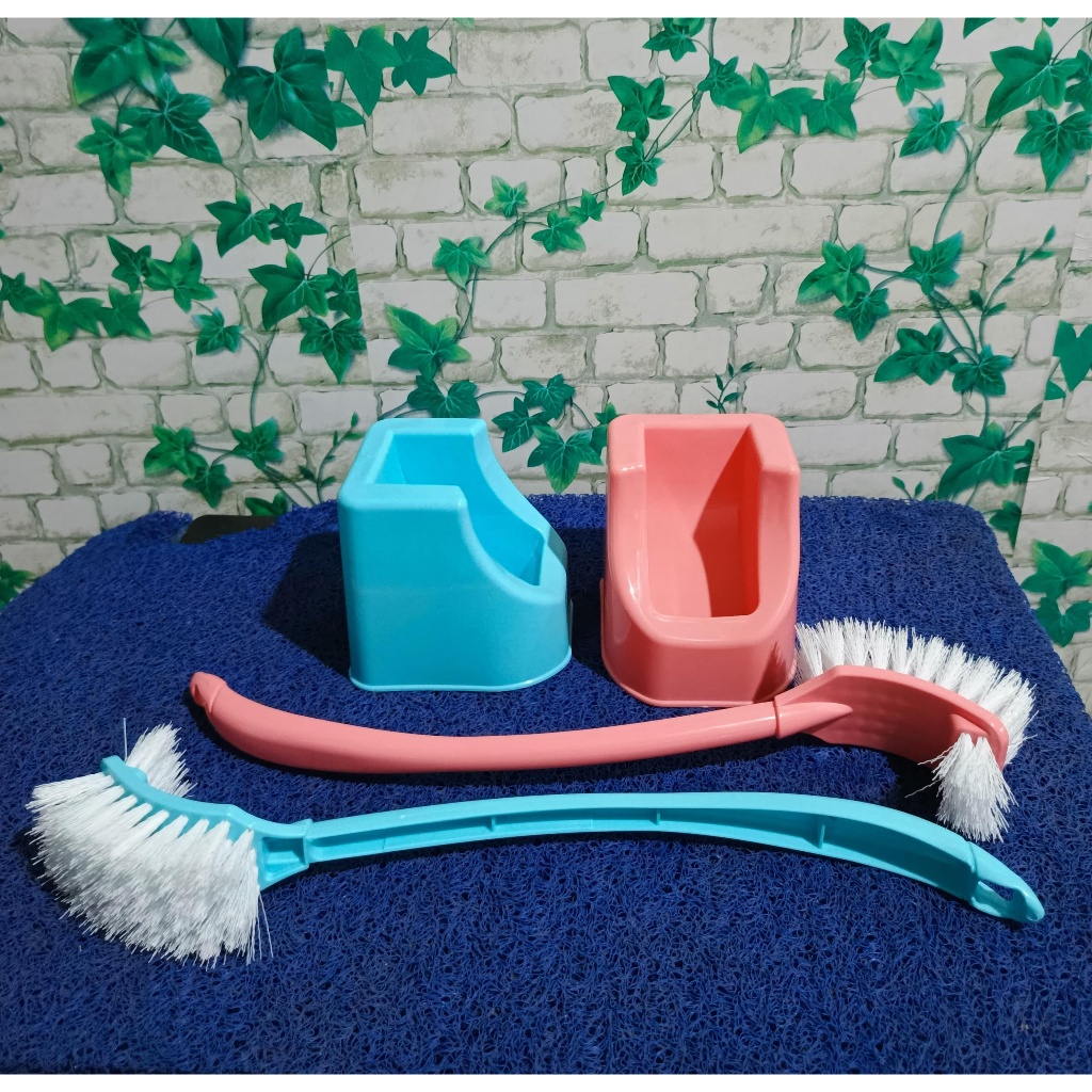 Disc Sikat Wc + Box Sikat Toilet / Sikat Wc Toilet / Sikat Wc Gagang Panjang / Sikat Lantai / Sikat