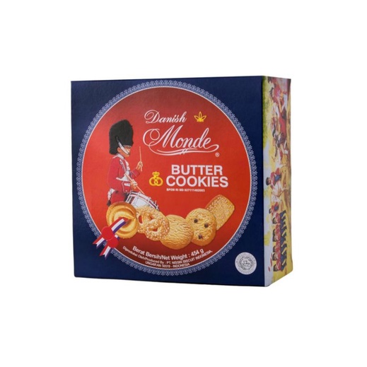 

HJ Monde Biscuit Butter Cookies 454gr Kaleng