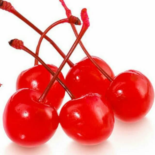 

HJ Cherry ceri merah tangkai 100gr hias kue
