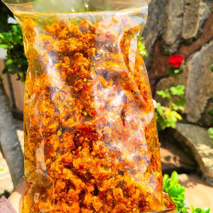 

usus crispy pedas daun jeruk isi 500gram