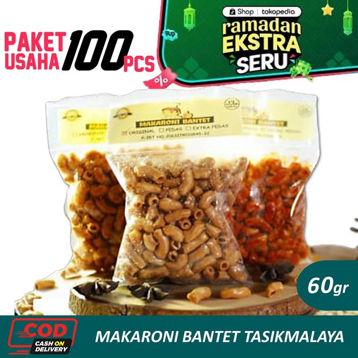 

MAKARONI BANTET Tasikmalaya 60gr [100pcs] Camilan Food