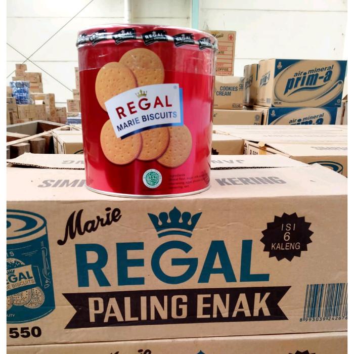 

Regal Marie Biskuit Susu Kaleng 550gr - Biskuit Renyah dan Lezat