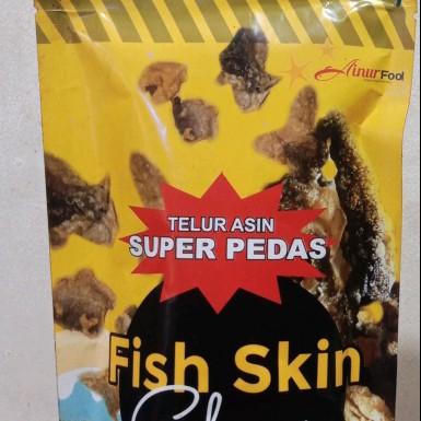 

keripik kulit ikan patin rasa telur asin super pedas Snacks Food seafood, makanan sehat,makan ,