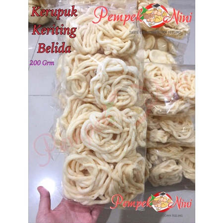 

Kerupuk/Kemplang Keriting Ikan Belida Palembang (Pempek Nini)