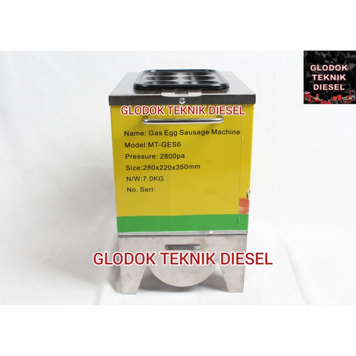 TOP MESIN SOSTEL SOSIS TELUR 10 LUBANG GAS MESIN SOSTEL -