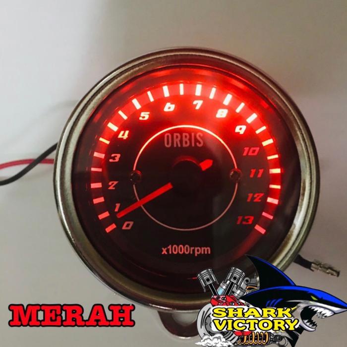 Rpm Jarum Analog Orbis Motor/ Tachometer Jarum Motor Orbis Aksesoris Motorcycle Kendaraan