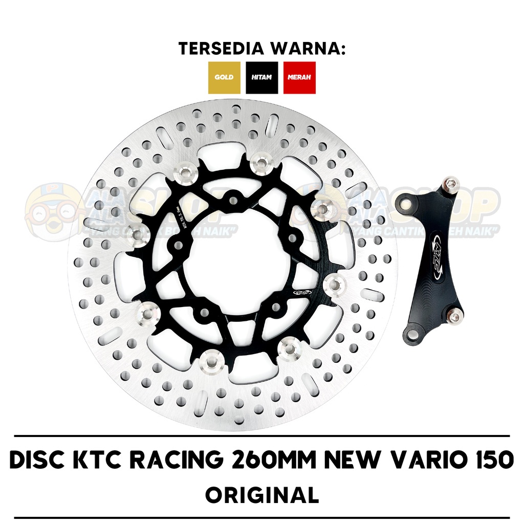 Disc KTC Racing 260mm Vario 150 LED NEW Lubang 5 Cakram 260