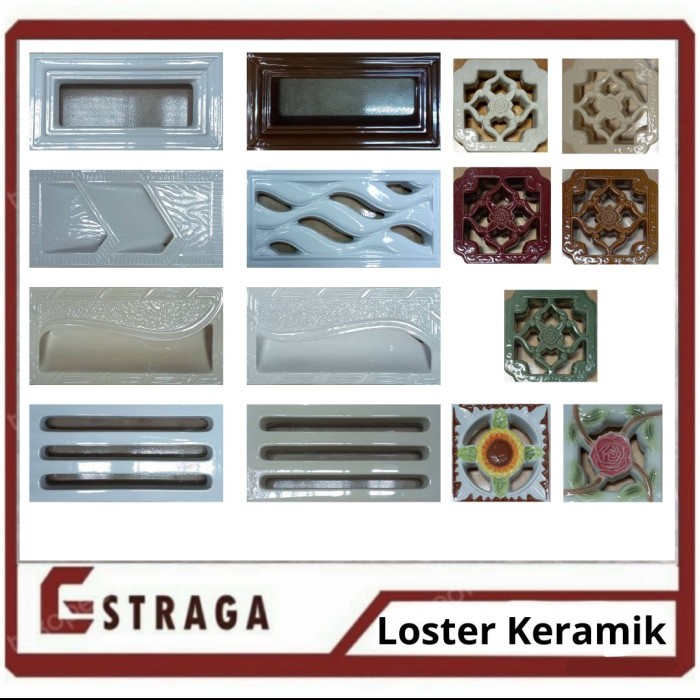 Loster / Roster Aneka Motif 20 x 20 , 20x40 - Roster Keramik