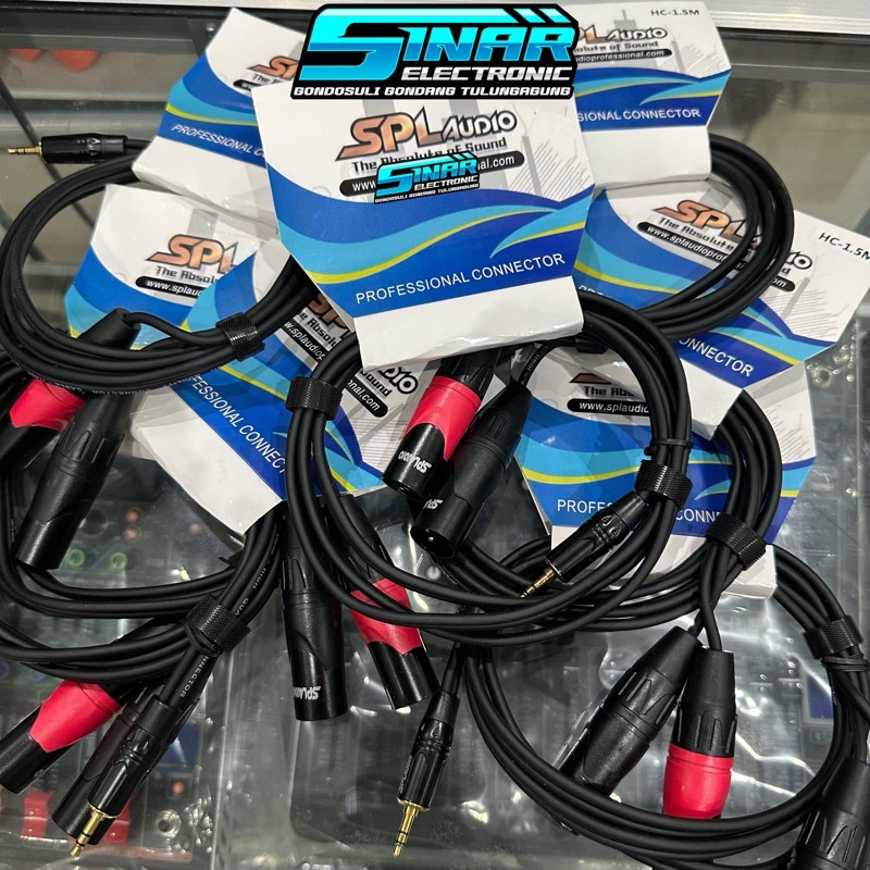 {{ KABEL JACK HP SPL Audio 3.5 to Canon Ready }}