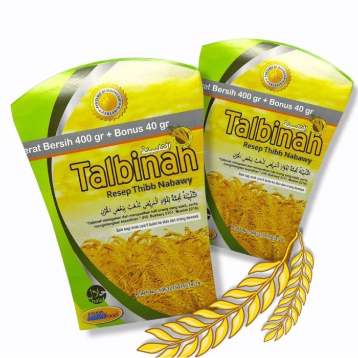 

Talbinah Resep Thibb nabawy untuk Pencernaan (400gr+40gr) ASLI