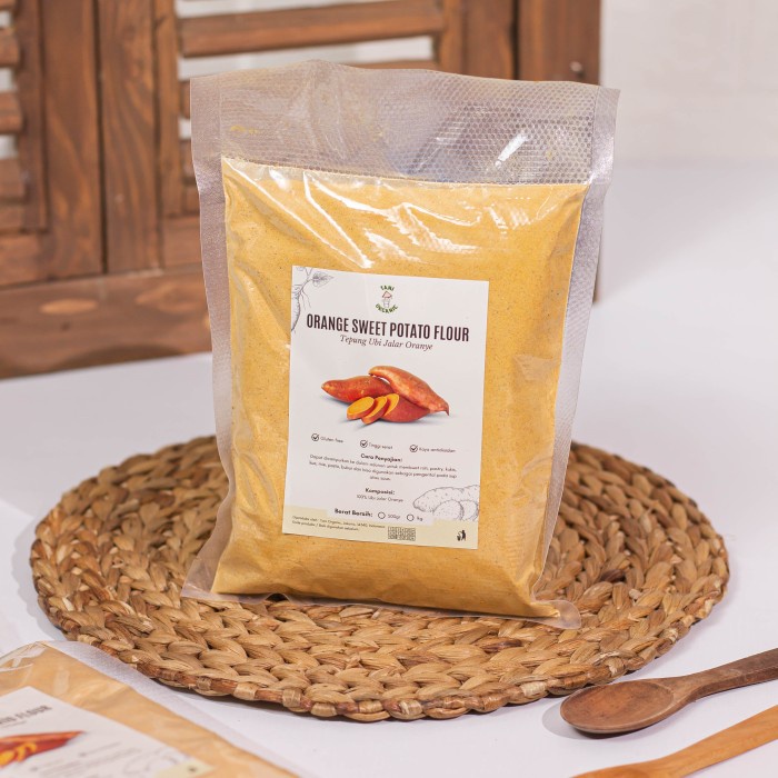 

Tani Organic Tepung Ubi Oranye 500 gram - Tepung Ubi Jalar Kuning Oranye 500 gram