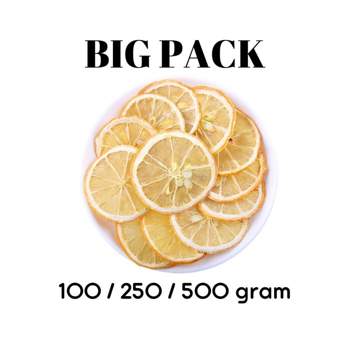 PREMIUM Bigpack Grosir - Lemon Kering Dehidration Process 100 g, 250 g, 500 g