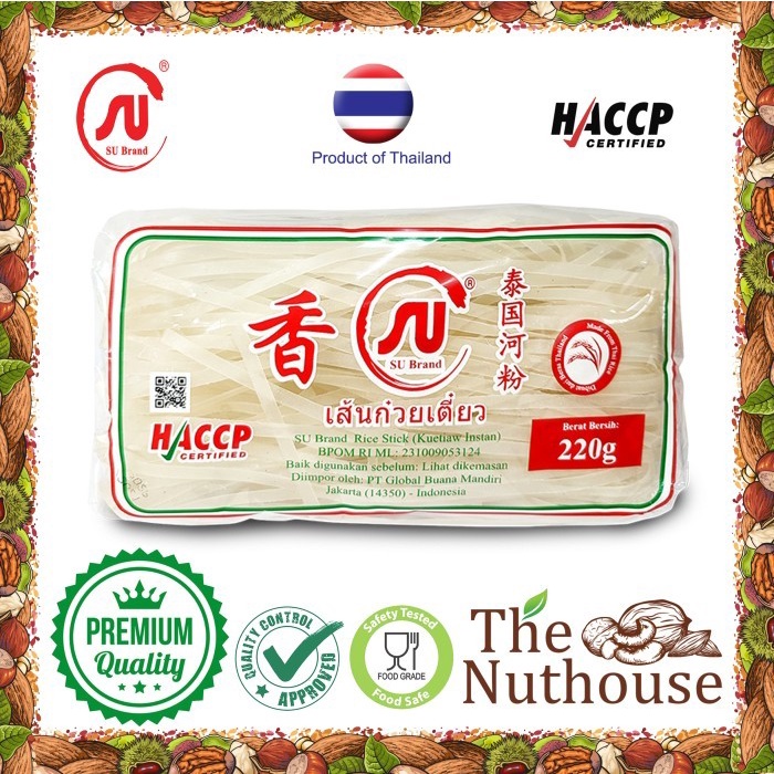 

(Good) SU Brand - Rice Stick / Kuetiaw Instan / Kwetiao / Kwetiaw [220gr]