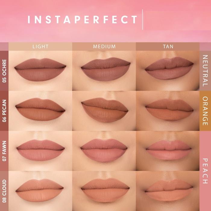 WARDAH INSTAPERFECT SUEDE LIP MATTE LIP CREAM LIP MATTE