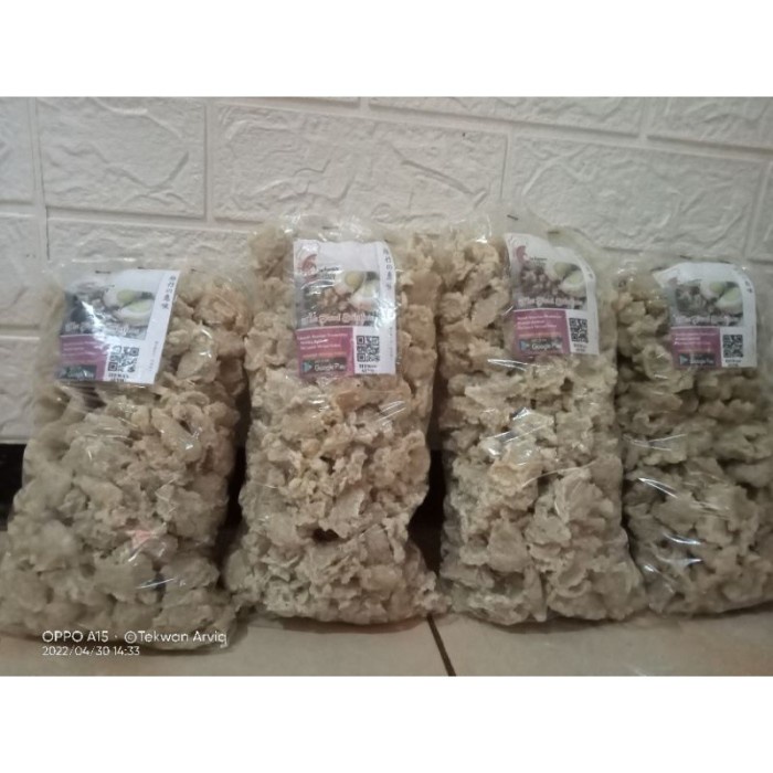 

..... 1Kg Tekwan Kering Ikan Tenggiri + Bonus Bumbu Khas Palembang Dan