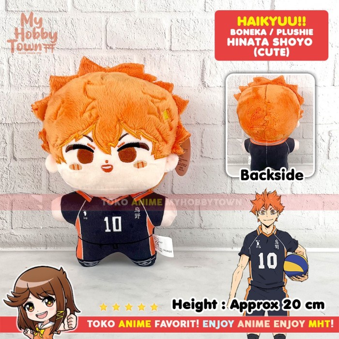 Terbaru Boneka Anime Haikyuu Hinata Shoyo Cute Version Plushie Doll