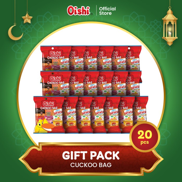 

Oishi Gift Pack - Multipack 20 Pcs