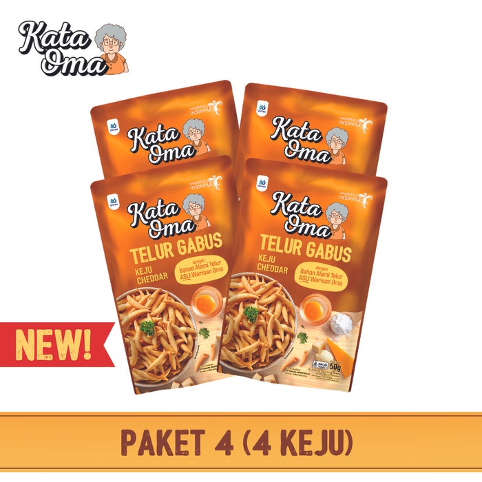 

..... Kata Oma Paket 4 Keju Cheddar