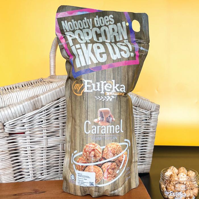 

..... Eureka Snack Popcorn Caramel Pack 140G Cemilan Jagung Manis