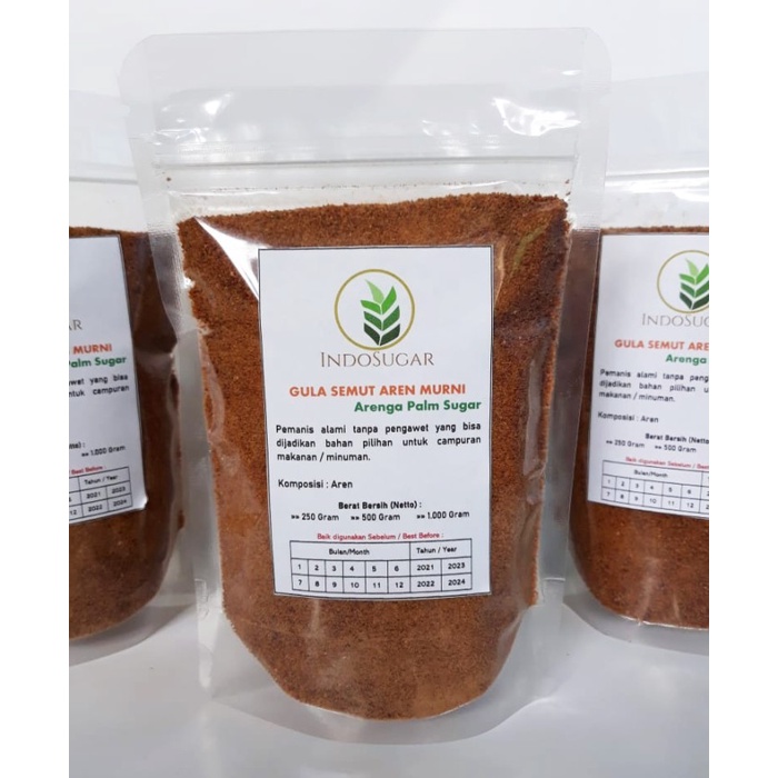 

(Best) Paket 1 Kg Gula Aren Semut Organik isi paket 4 x 250 gram