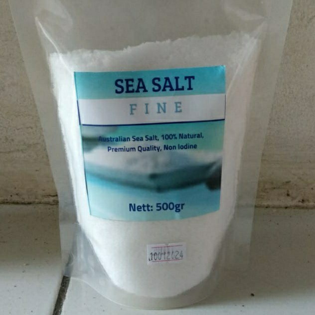 

(Best) NATURAL FINE SEA SALT SEA SALT HALUS IMPORT PREMIUM QUALITY 500Gr