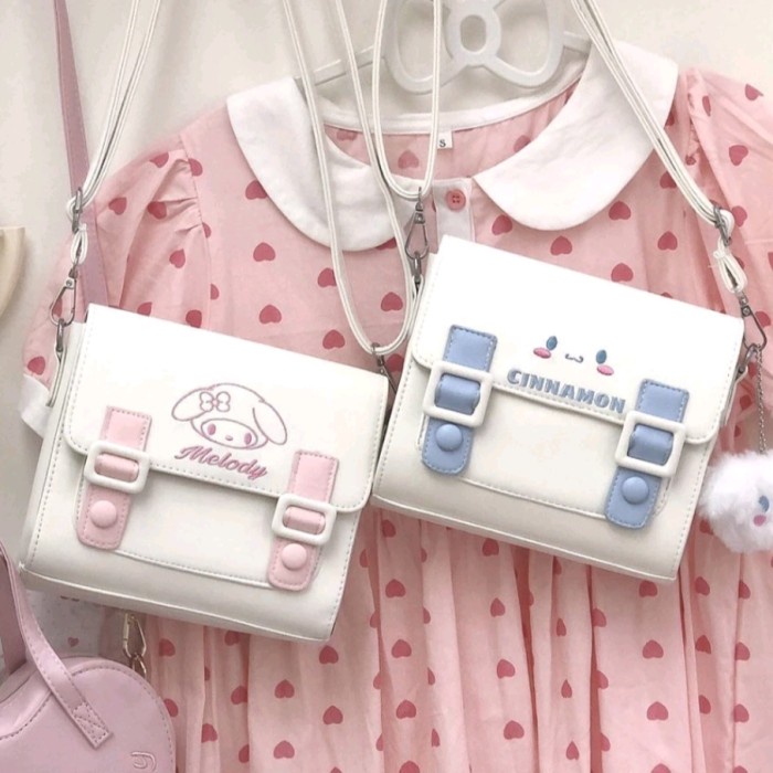 TAS SELEMPANG CINNAMOROLL TAS SELEMPANG MELODY TAS CINNAMOROLL MELODY