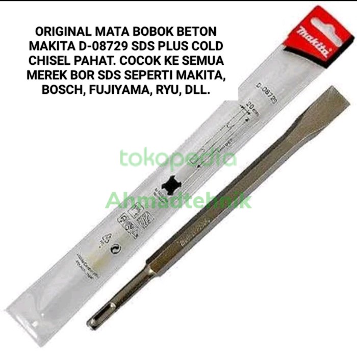 PREMIUM MAKITA D 08729 Makita mata bor bobok beton pahat sds plus cold chisel