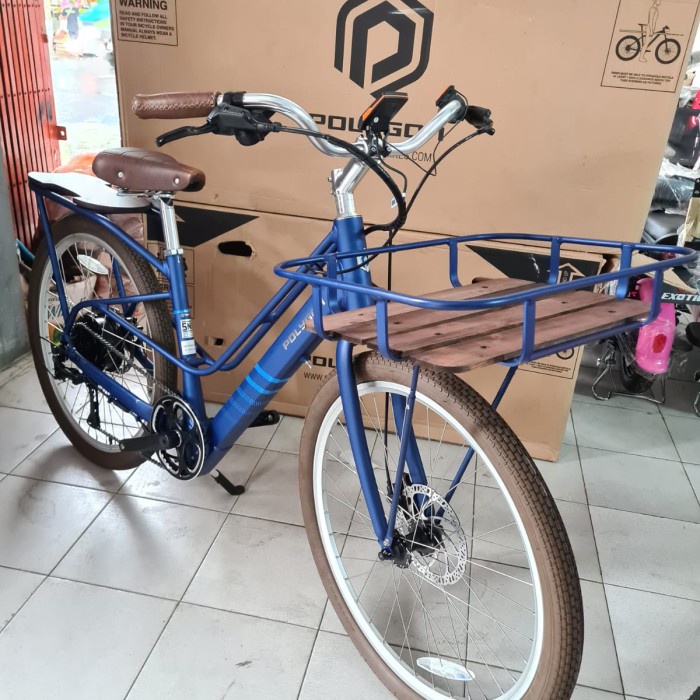 SEPEDA LISTRIK URBAN E BIKE / ELECTRIC BIKE POLYGON KALOSI ACTIVE KUALITAS TERBAIK