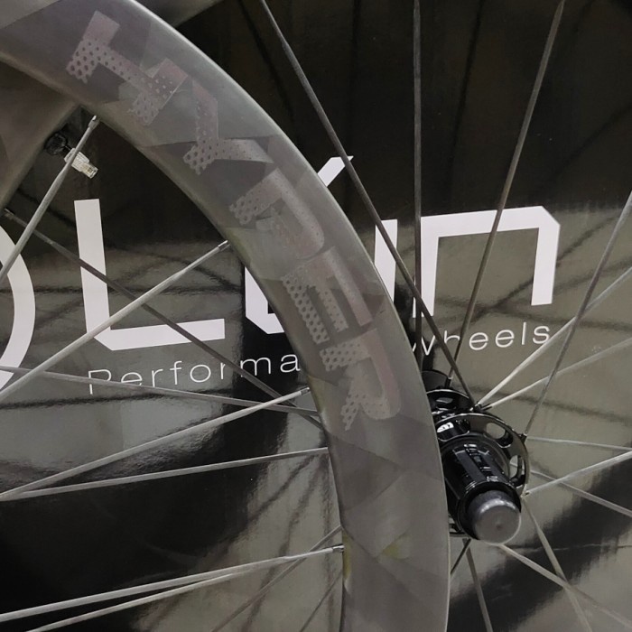 WHEELSET CARBON WINSPACE HYPER LUN 700C 50MM DISK BREAK TA USED SECOND