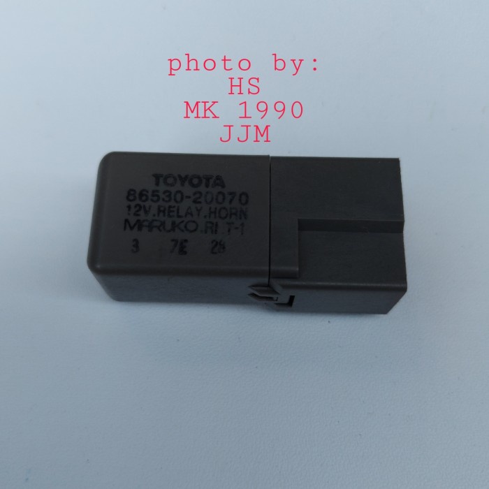 Relay Horn Klakson Fuse Box Kaki 3 Toyota All New Corolla All New 1600