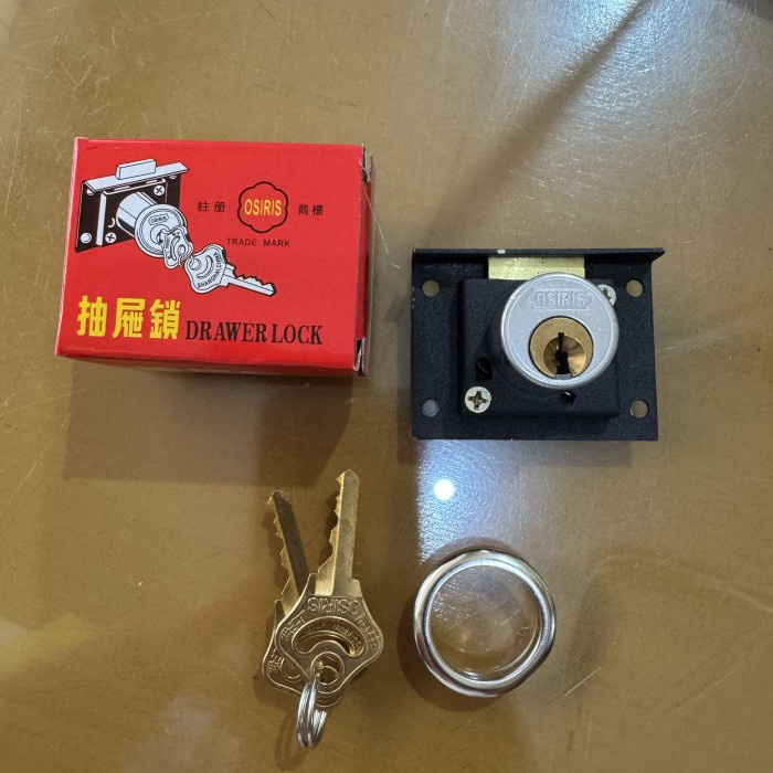 JTTOP" KUNCI LACI BESAR / KUNCI LEMARI 088 ( MIRROR TYPE 808)