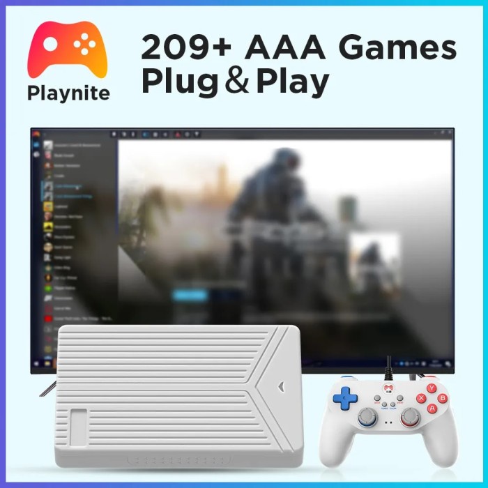 Playnite System 5T Gaming HDD Game Console for PC/Laptop with 209+AAA