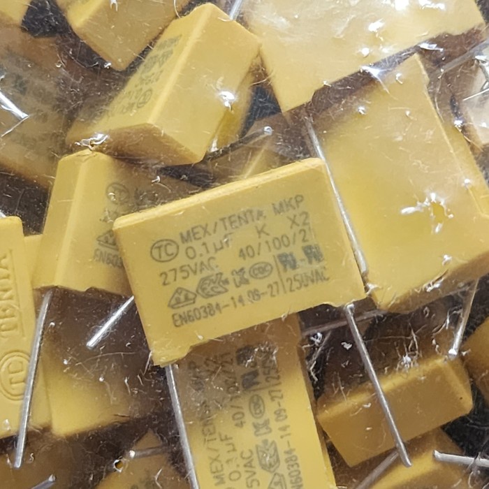 CAPACITOR MKM 104 100N 275V KAPASITOR MKT 100N 275 VOLT 1000 PCS