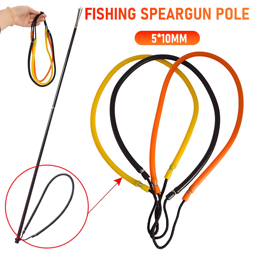 1PCS Speargun Rubber Bands Rubber Fishing Hand Spearing Equipment Speargun Pole Spear Sling for Harp