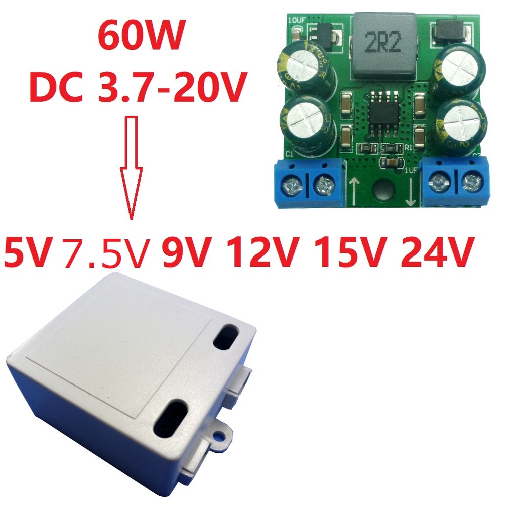 KMART Grosir 60W High Power 3.7-20V to 5V 7V5 9V 12V 15V 24V
