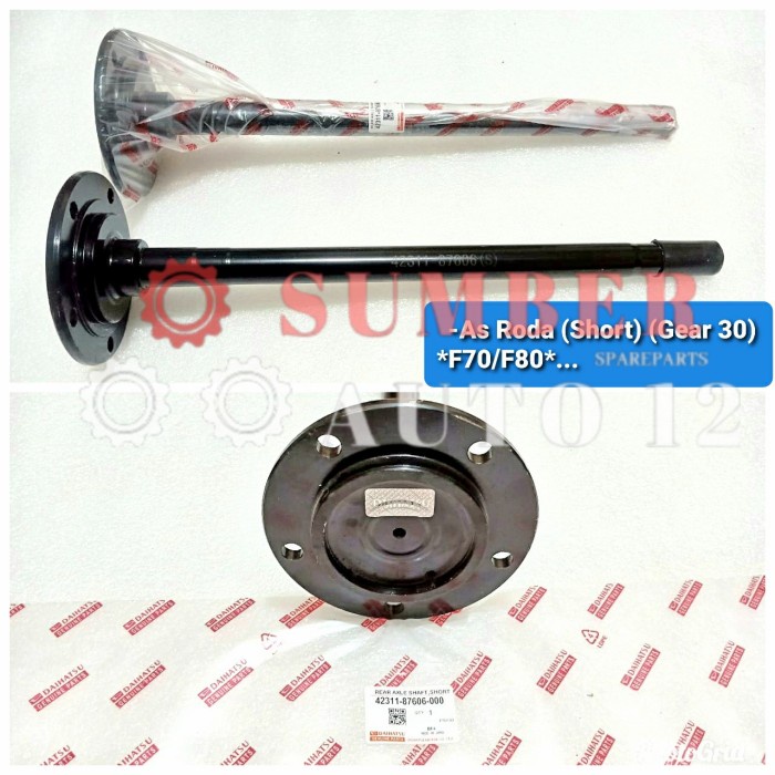 As Roda Belakang Short Pendek Daihatsu Taft F70 F80