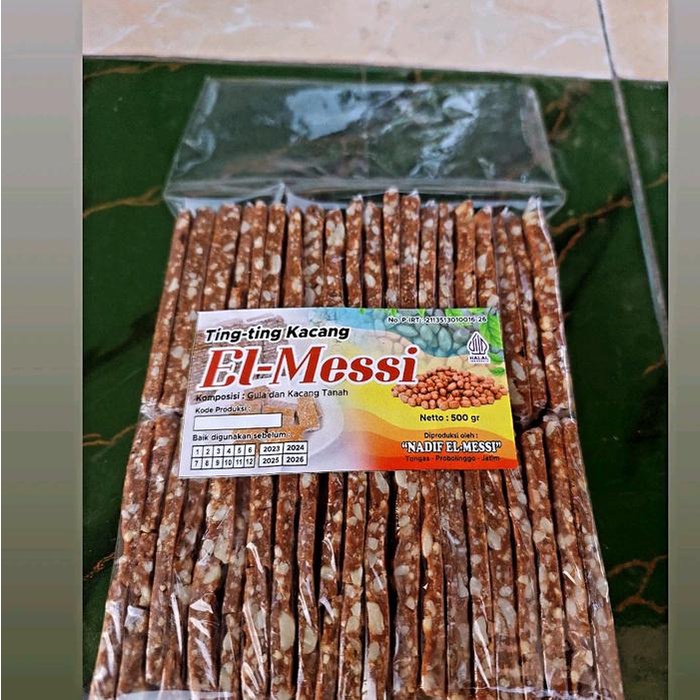 

1Pack Ting Ting Kacang 500Gr Produk Unggulan