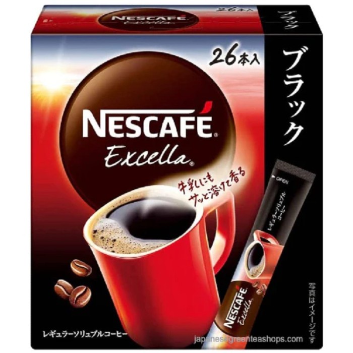

Nescafe Excella Komayaka Roasting Black Instant Coffee 26 X 2 Gram