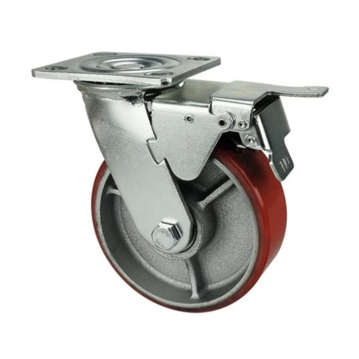 

Roda Caster Troli Trolly Pu Merah 8 Inch Taiwan Heavy Duty Rem Kunci