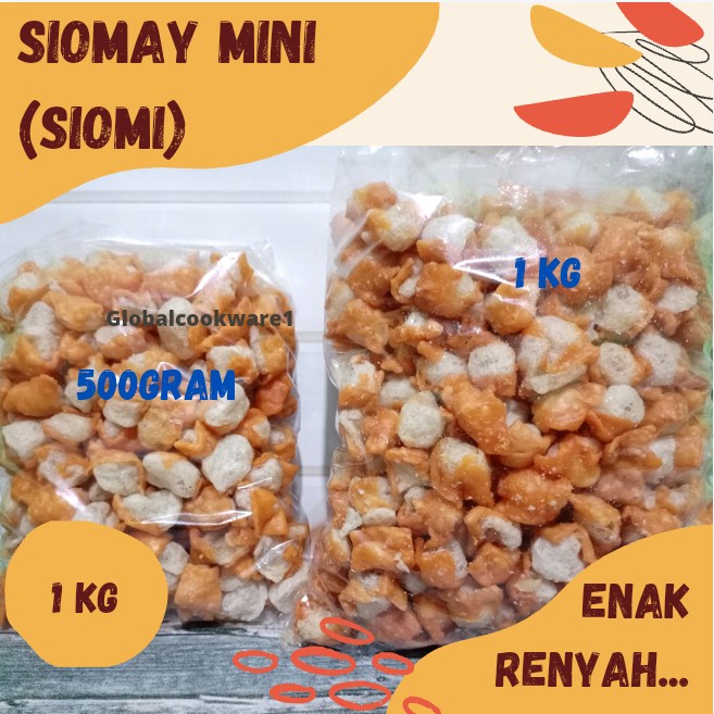 

Siomay mini kering 1 kg, toping boci / mie instan