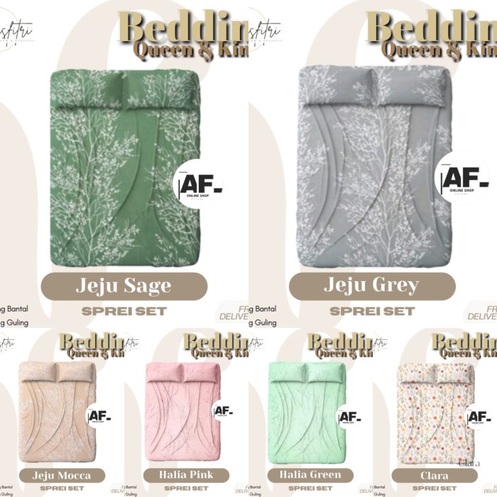 SPREI SET JEJU - 200X200X30 / 180X200X30 / 160X200X30 / 120X200X30