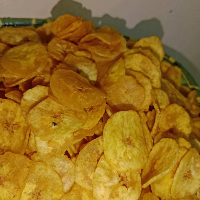 1kg kripik pisang kepok koin gurih asin Keripik Cemilan