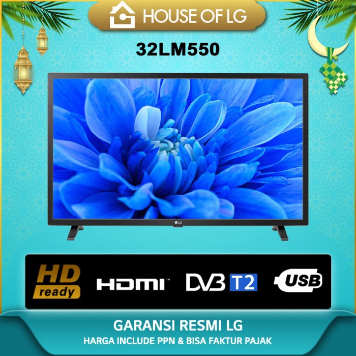 LG 32" TV Digital LED 32LM550 Televisi HD 32LM550BPTA