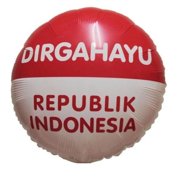 (Best) Balon Foil Dirgahayu, Balon 17 Agustus, Dekorasi Agustusan