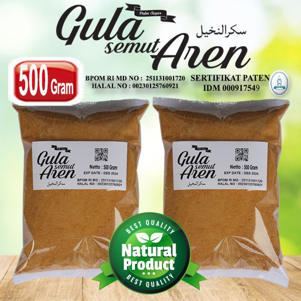 

Gula Aren Asli Semut Bubuk Palm Sugar 500 Gram Murah