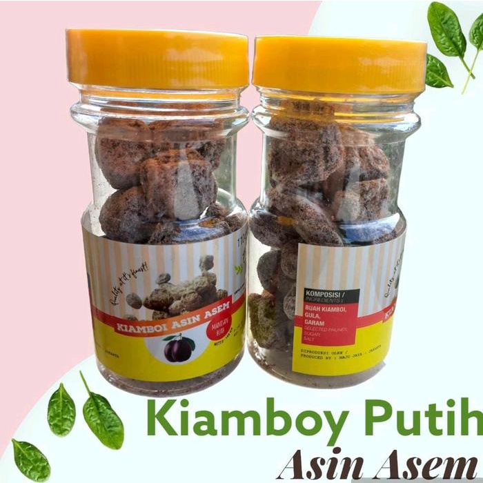 

Manisan Kiamboy Kiamboi Asin Asem 140 gram/Manisan kiamboi Asin Asem