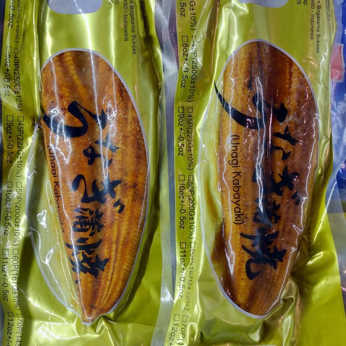 

Promo Terbatas Kabayaki Unagi Pack 200Gr Belut Frozen Beku Aman